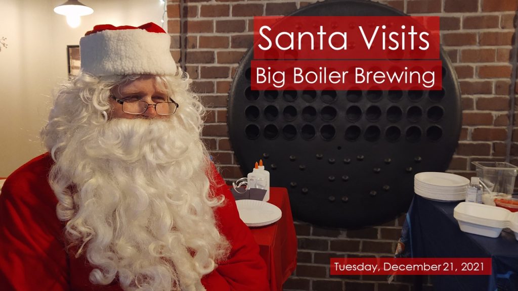Santa Visits Big Boiler Brewing