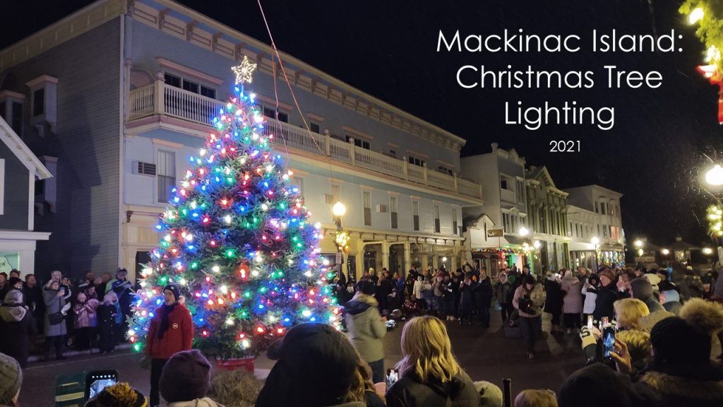 Mackinac Island Christmas Tree Lighting